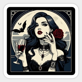 The queen vampire Sticker